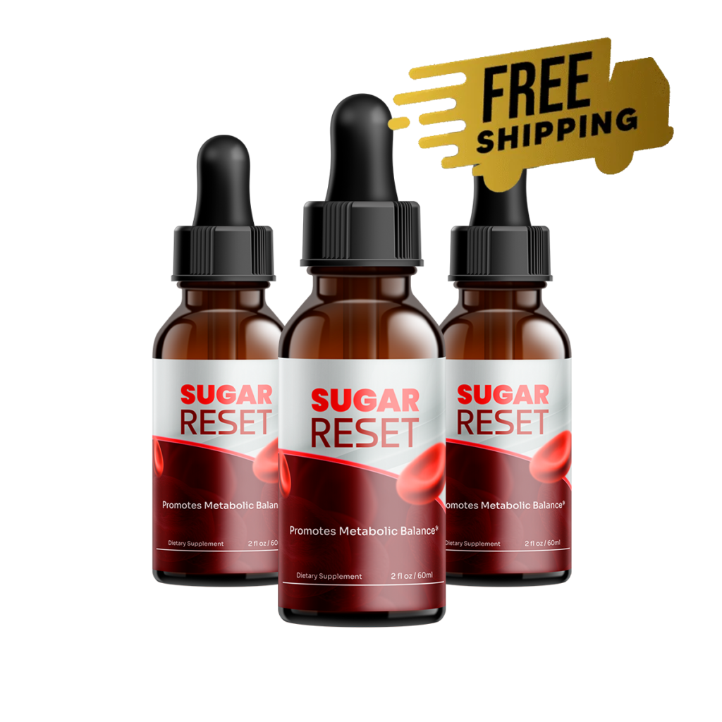 SugarReset 3 bottles package