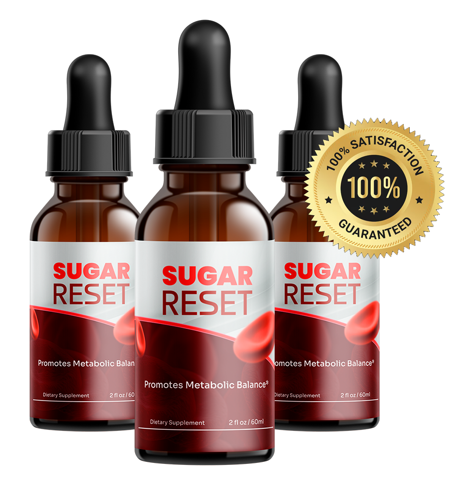 SugarReset bottle with guarantee seal